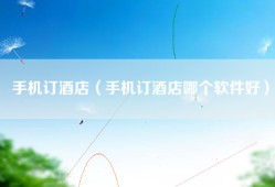 手机订酒店（手机订酒店哪个软件好）