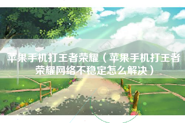 苹果手机打王者荣耀（苹果手机打王者荣耀网络不稳定怎么解决）